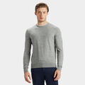 CONTRAST MERINO WOOL BLEND CREWNECK SWEATER image number 3