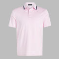 PERFORATED STRIPE JERSEY POLO image number 1