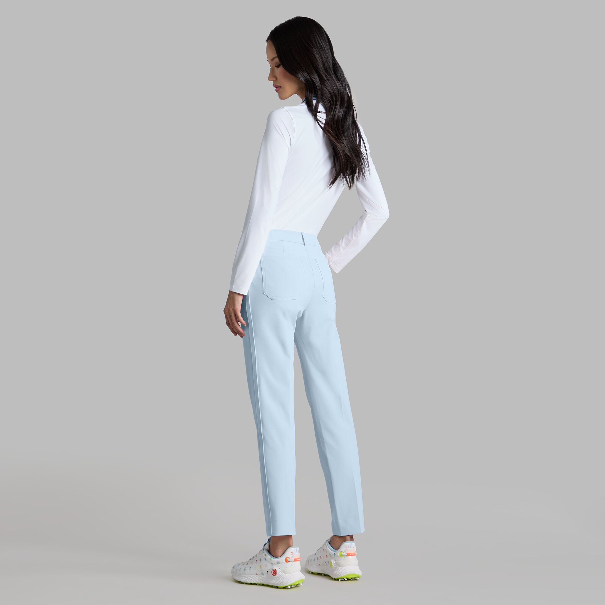 STRETCH PERFORMANCE TWILL STRAIGHT LEG TROUSER | WOMEN'S