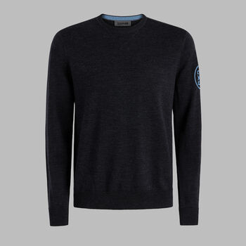CIRCLE G'S MERINO WOOL CREWNECK SWEATER - Alternate Image 1