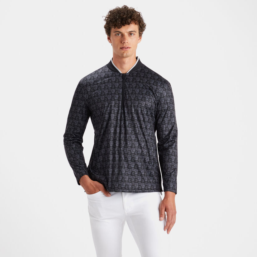 G'S WEATHER RESISTANT QUARTER ZIP SLIM FIT WINDBREAKER image number 3