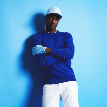 MERINO WOOL BLEND CREWNECK SWEATER