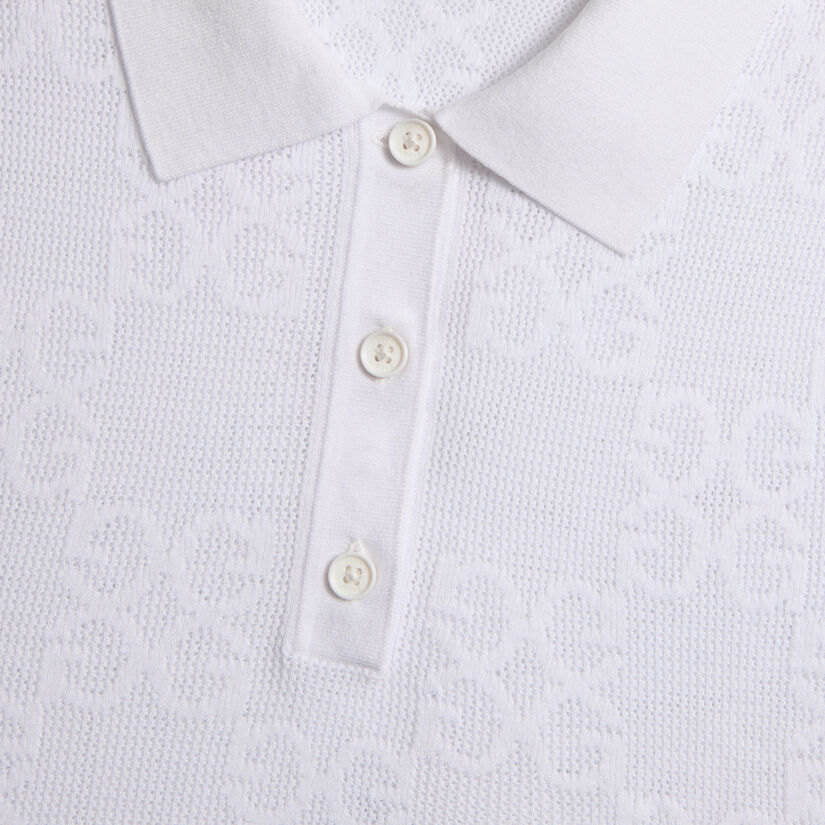 POINTELLE G SWEATER POLO image number 5