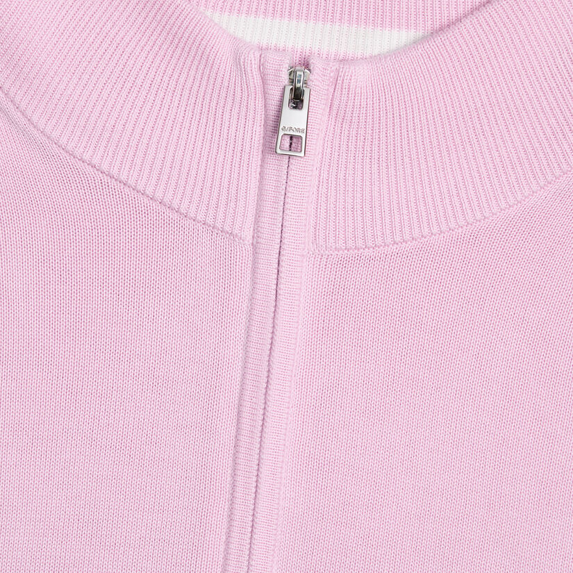 COOLING COTTON 1/4 ZIP SWEATER image number 5