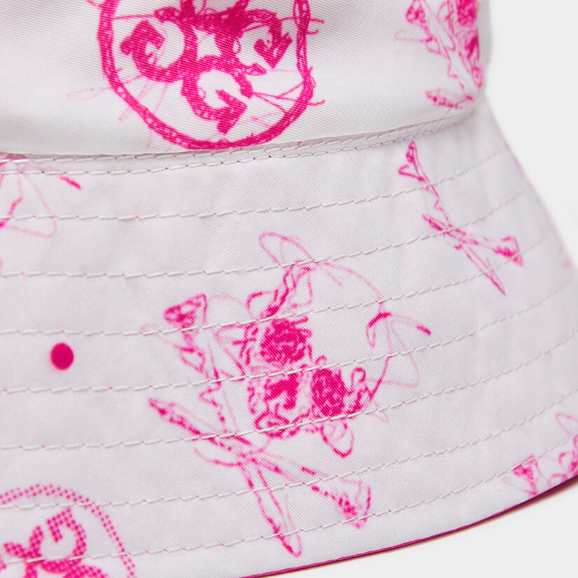 SKETCH NYLON TAFFETA REVERSIBLE BUCKET HAT image number 8