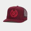 WREATH COTTON TWILL TALL TRUCKER HAT image number 1