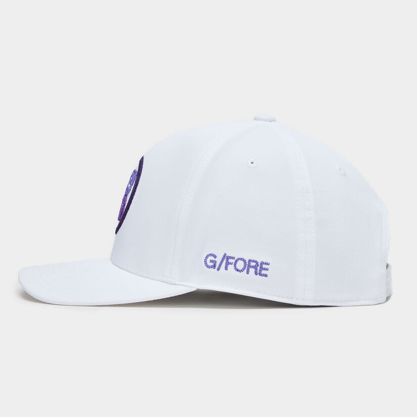 GRADIENT CIRCLE G'S STRETCH TWILL SNAPBACK HAT image number 4
