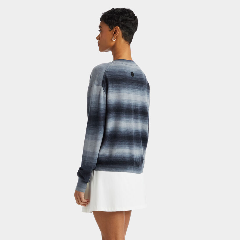 OMBRÉ MERINO WOOL CARDIGAN image number 5