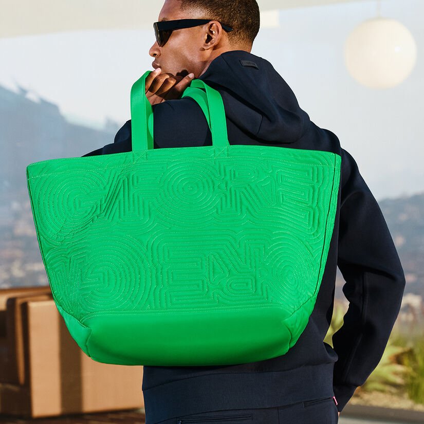 TRIPPY QUILTED CLUB TOTE BAG image number 6