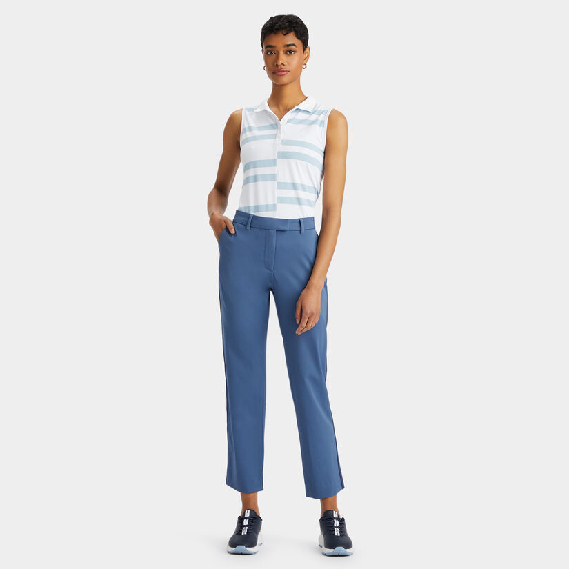 STRETCH TECH TWILL MID RISE STRAIGHT LEG TROUSER image number 4