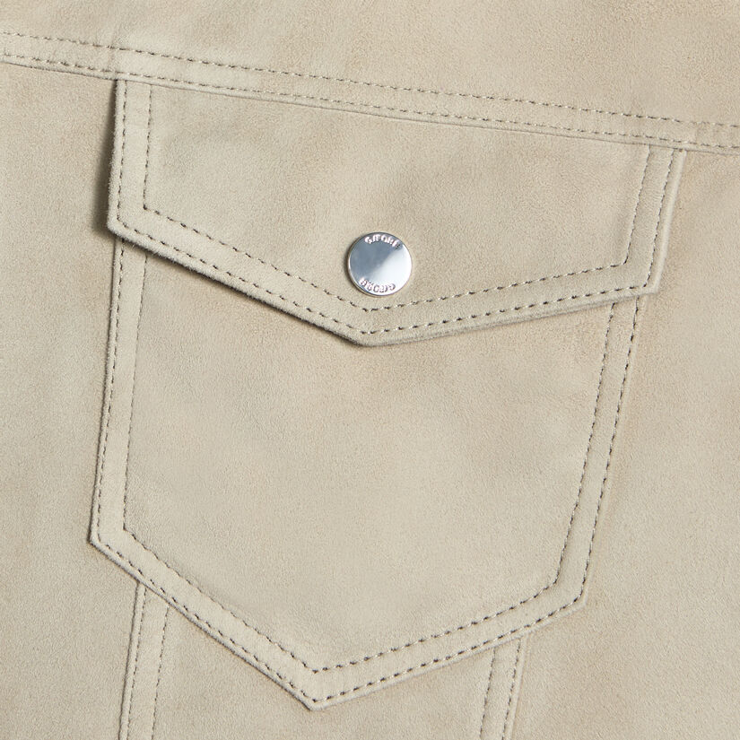 SUEDE TRUCKER JACKET image number 5