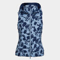 TONAL FLORAL NYLON PUFFER VEST image number 1