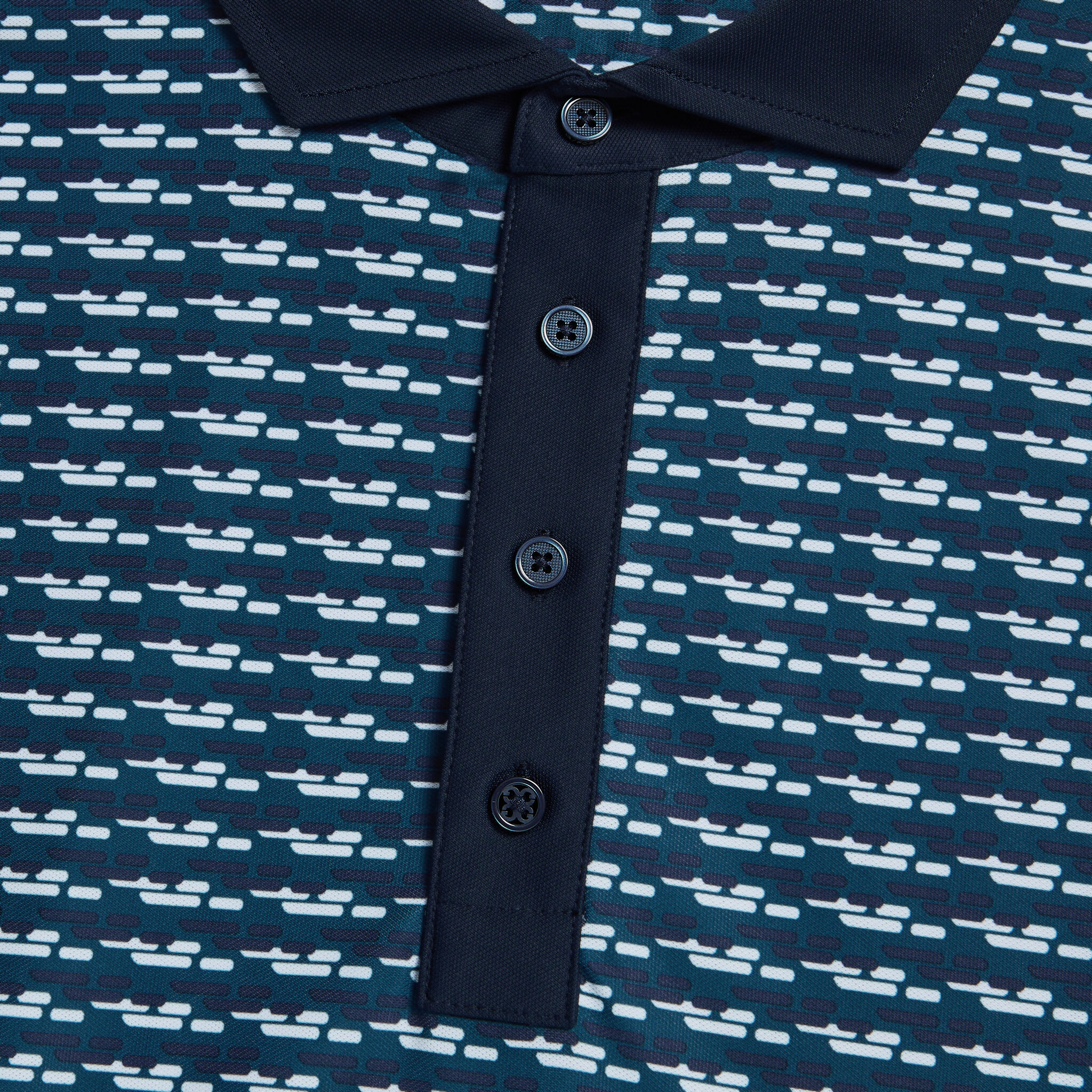 BRICK STRIPE TECH PIQUÉ POLO