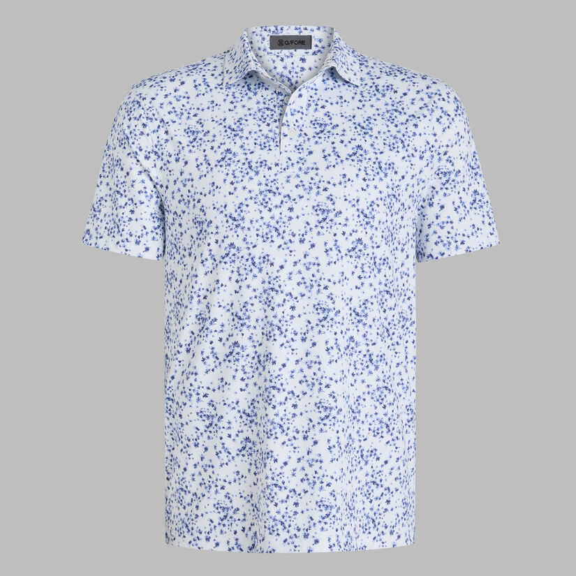 SCATTERED DITZY TECH JERSEY POLO image number 1