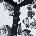 PHOTO FLORAL TECH JERSEY MODERN SPREAD COLLAR POLO image number 5