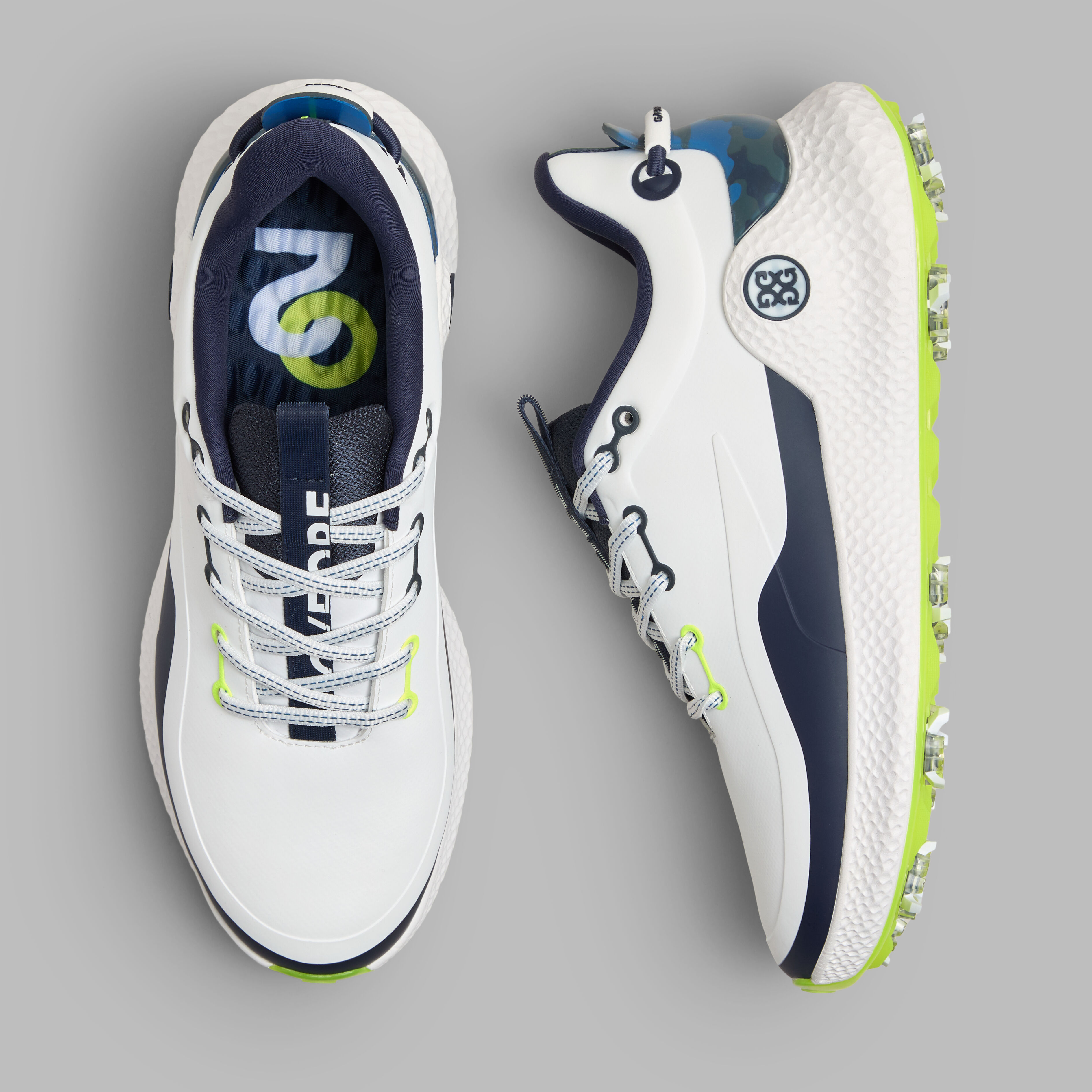 gfore MG4 ゴルフシューズ ホワイト/グリーン/ブルー MEN'S LTD RELEASE MG4+ O2 CAMO GOLF SHOE | MEN'S GOLF SHOES | G/FORE