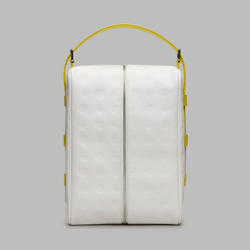 EMBOSSED LEATHER GOLF SHOE BAG image number 1