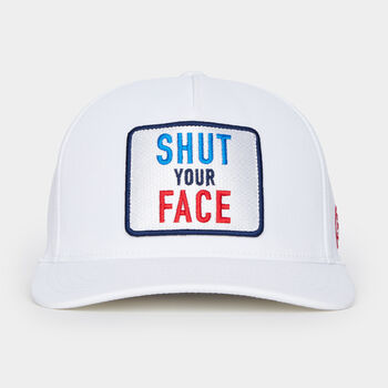 SHUT YOUR FACE STRETCH TWILL SNAPBACK HAT
