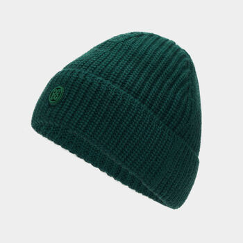 LIMITED EDITION CIRCLE G'S CASHMERE RIBBED BEANIE