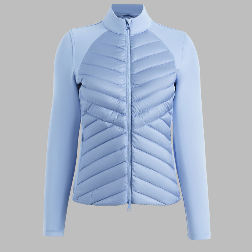 V-DOWN QUILTED HYBRID JACKET image number 1