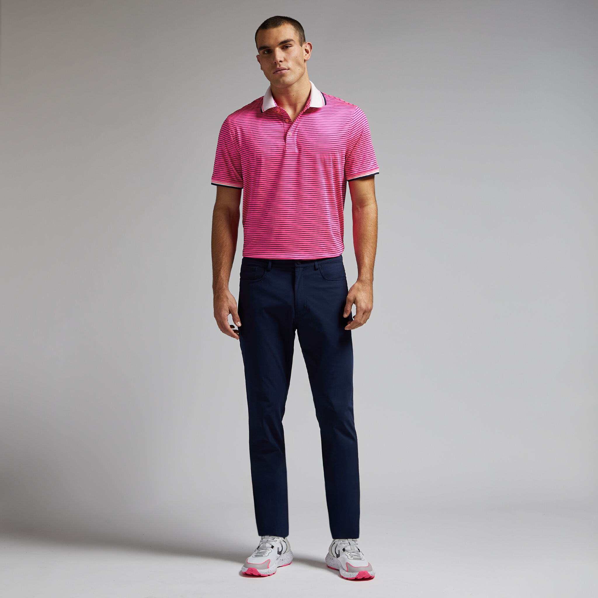 CIRCLE G'S GLITCH TECH JERSEY POLO | MEN'S POLO SHIRTS | G/FORE
