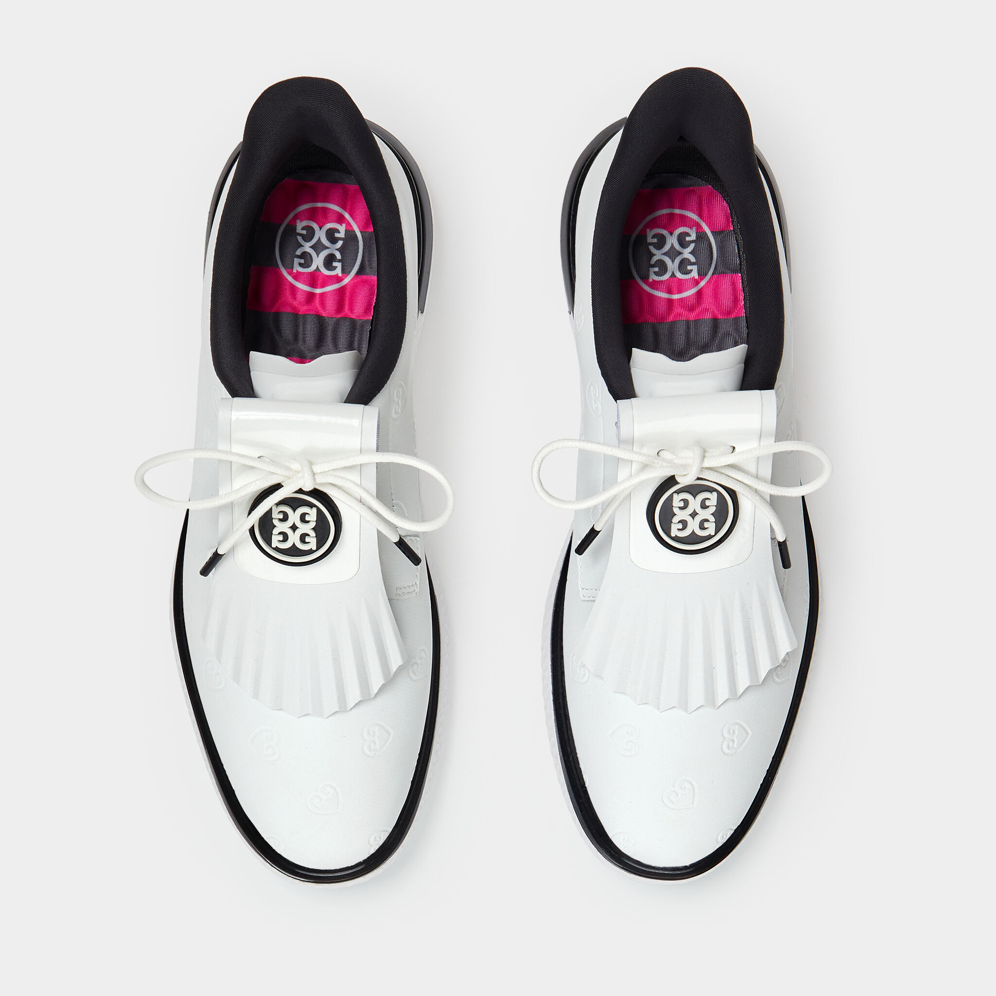 WOMEN S GALLIVAN2R DEBOSSED HEART G S KILTIE GOLF SHOE WOMEN S GOLF SHOES G FORE