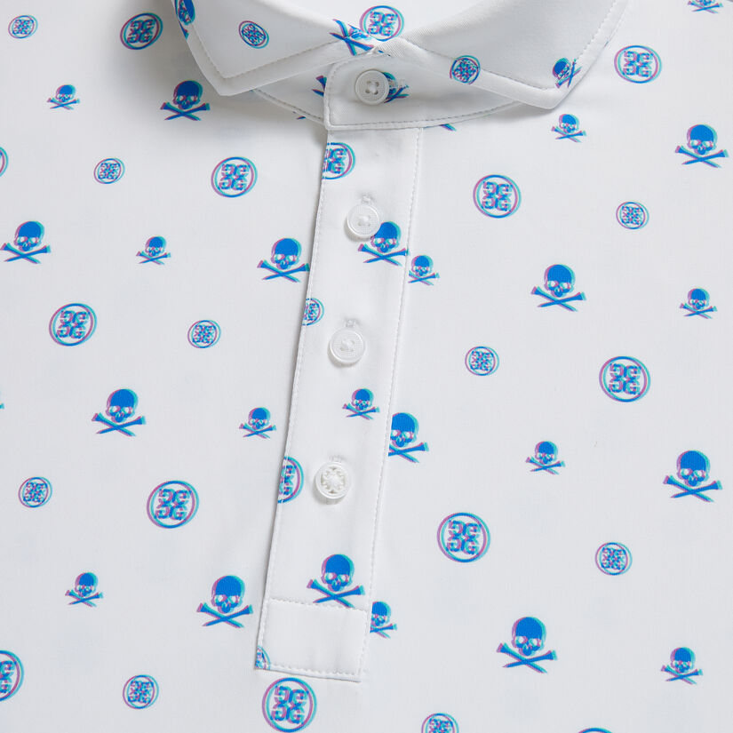 RGB TECH JERSEY MODERN SPREAD COLLAR POLO image number 6