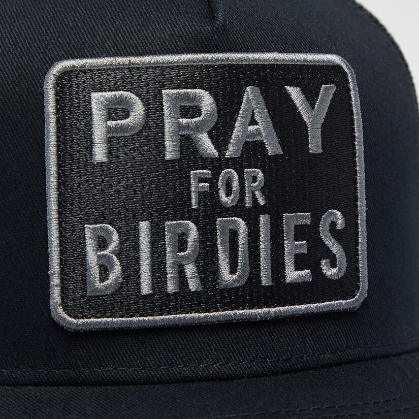 PRAY FOR BIRDIES COTTON TWILL TRUCKER HAT image number 6