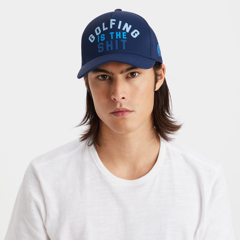 GOLFING IS THE SH*T TWILL SNAPBACK HAT image number 6