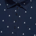 SKULL & T'S SILKY TECH NYLON LONG SLEEVE POLO image number 6