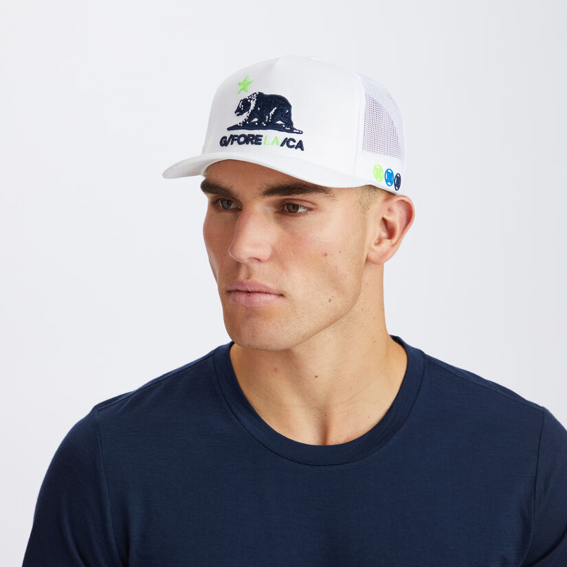 CALIFORNIA INTERLOCK KNIT TRUCKER HAT image number 7