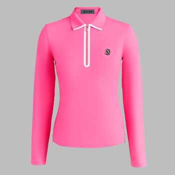2026 U.S. OPEN SOFT TECH JERSEY LONG SLEEVE ZIP POLO