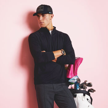 LUXE QUARTER ZIP MID LAYER