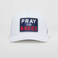 PRAY FOR BIRDIES STRETCH TWILL PERFORATED SNAPBACK HAT image number 2