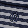 PERFORATED STRIPE RIB COLLAR TECH JERSEY SLIM FIT POLO image number 6