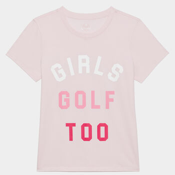GIRLS GOLF TOO COTTON SLIM FIT TEE