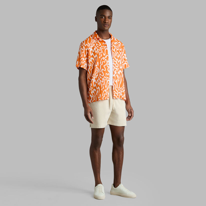 LTD RELEASE BEACHSIDE LINEN DRAWSTRING SHORT image number 3