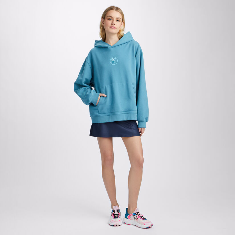 GRADIENT QUARTER G UNISEX FRENCH TERRY HOODIE image number 8