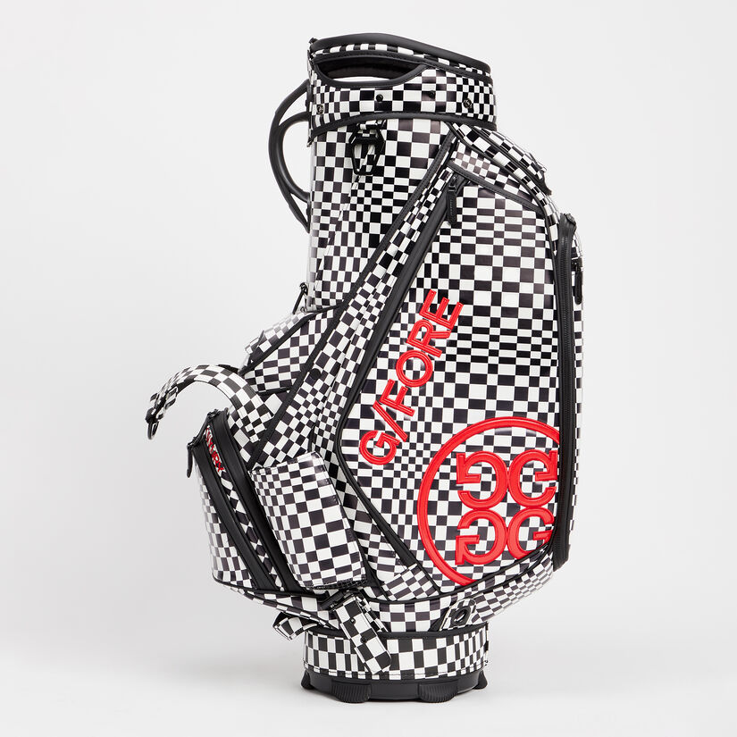 DISTORTED CHECK TOUR STAFF GOLF BAG image number 3