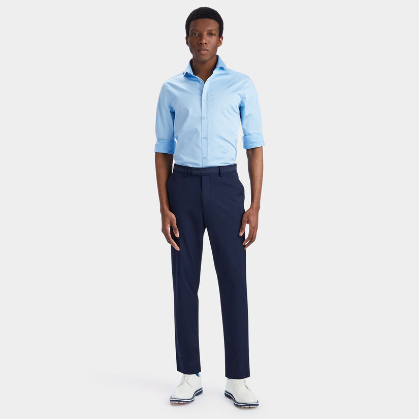 STRETCH ICE WOVEN MODERN SPREAD COLLAR SHIRT image number 4