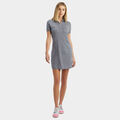 MERINO WOOL QUARTER ZIP POCKET SWEATER DRESS image number 3