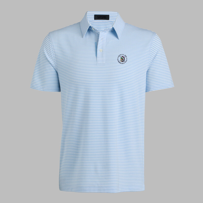 2026 U.S. OPEN ALL PLAY STRIPE STRETCH KNIT POLO image number 1
