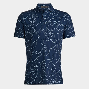 PENCIL TECH PIQUÉ MODERN SPREAD COLLAR POLO