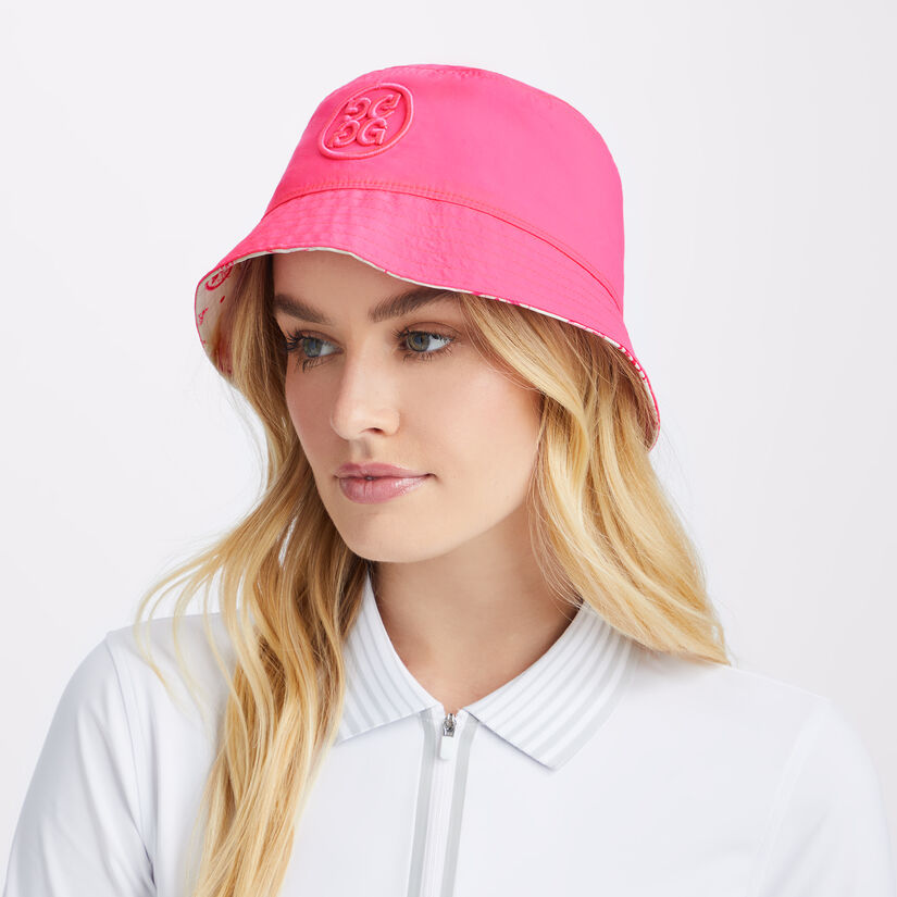 Reversible Nylon Bucket Hat: Women's Designer Hats