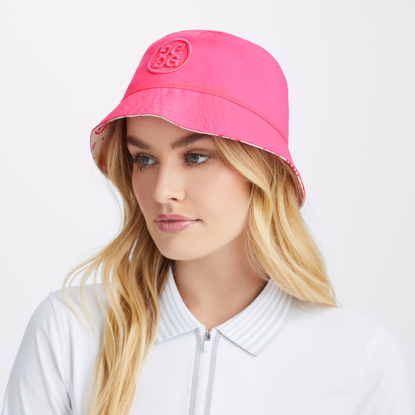 SKETCH NYLON TAFFETA REVERSIBLE BUCKET HAT image number 9