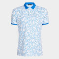 STAR DUST BANDED SLEEVE TECH JERSEY POLO image number 1