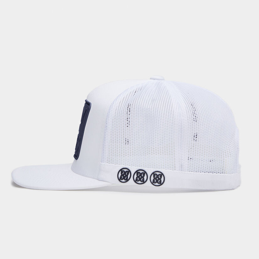 PRAY FOR BIRDIES STRETCH TWILL SNAPBACK TRUCKER HAT image number 4