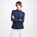 LIMITED EDITION U.S. OPEN FEATHERWEIGHT SILKY TECH NYLON FULL ZIP MID LAYER image number 3
