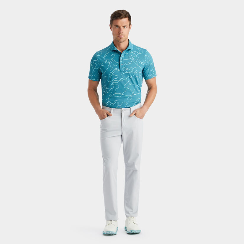 PENCIL TECH PIQUÉ MODERN SPREAD COLLAR POLO image number 4