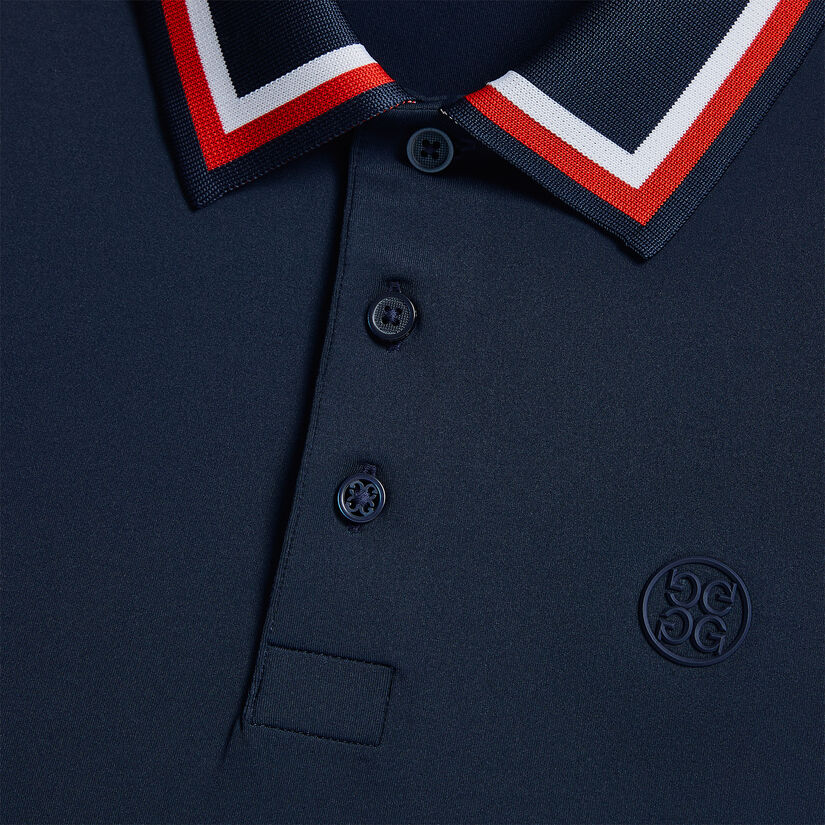 TUX RIB COLLAR TECH JERSEY SLIM FIT POLO image number 6